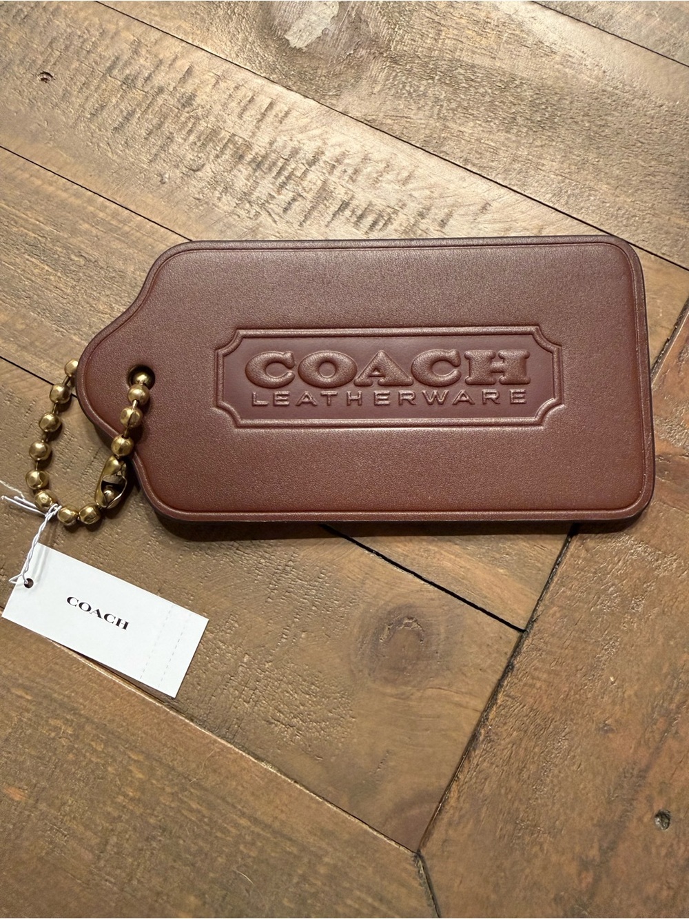 Coach XL Hangtag Bag Charm